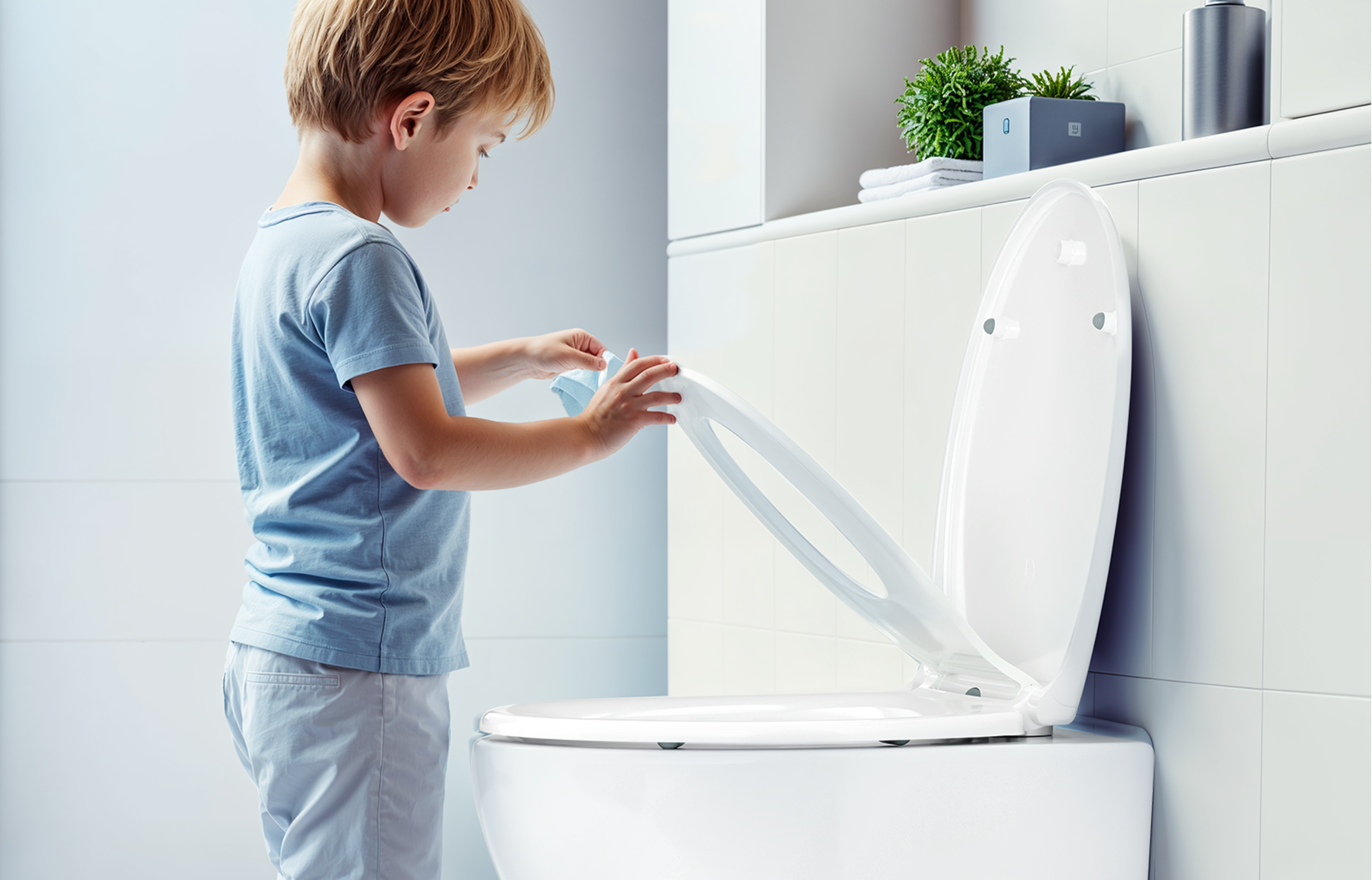 3D Toilettendeckel für die Familie