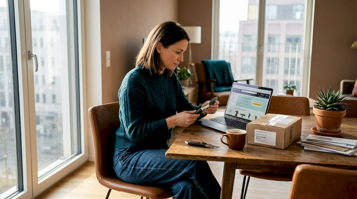 Als Amazon-Händler teste ich neue Produktmuster ganz bequem von zu Hause aus.